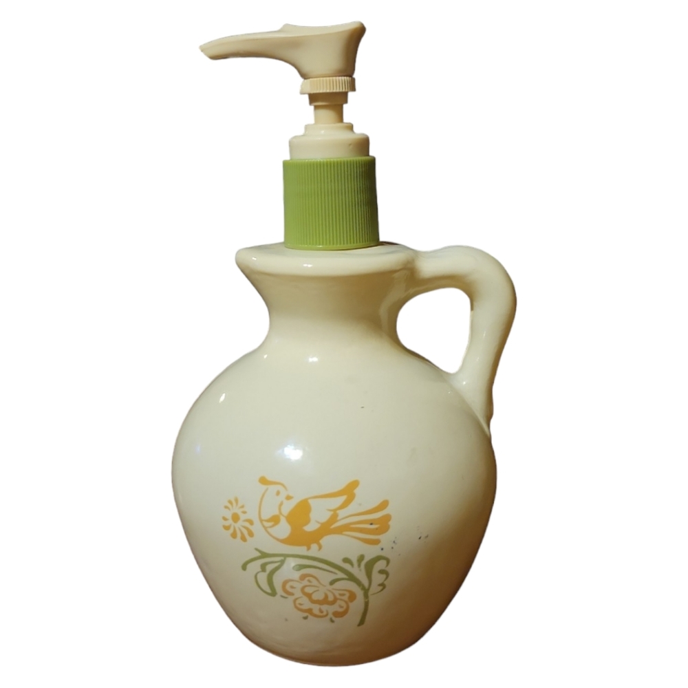 Vtg 85 Avon COUNTRY COTTAGE Care Deeply Hand Body Lotion Pump 10 oz Decanter